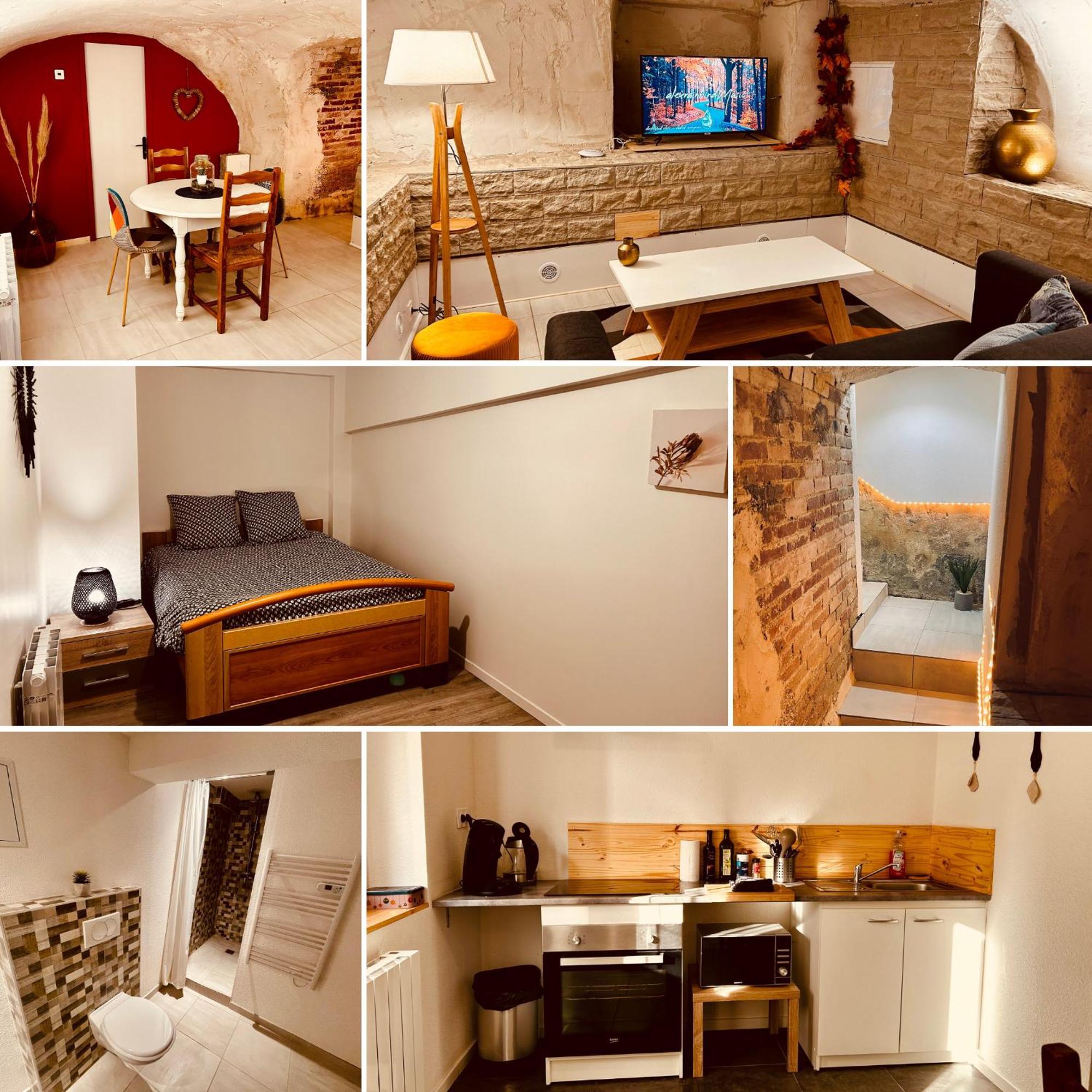 La Cave Aux Lumieres - Proche Centre-Ville - 2 Chambres - Wifi Renaison 外观 照片
